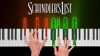 Schindlers List  Main Theme  Piano Cover amp Tutorial [upl. by Coralie]