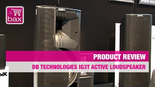 Musikmesse 2015  DB Technologies iG3T Active Loudspeaker [upl. by Yntrok]