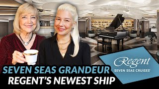 Seven Seas Grandeur  Regents Newest Ship  Full Ship Tour amp Inaugural Itinerary Collection 2023 [upl. by Adela]