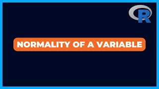 How to Check Normality of a Variable in R [upl. by Anemij211]