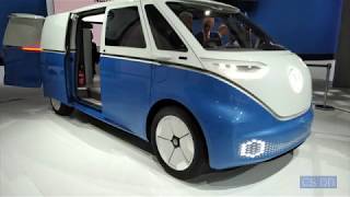 Volkswagen ID Buzz Cargo Concept Live debut [upl. by Biagio]