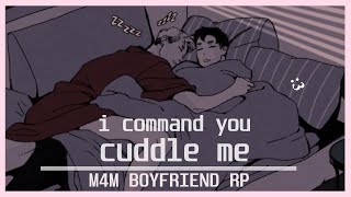 m4m cold boyfriend demands cuddles and headpats fluff sleep aid [upl. by Anawal]