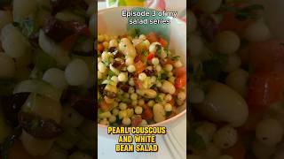 Pearl couscous salad recipe Episode 3 of my salad serieshealthyfood saladrecipe easyrecipe food [upl. by Enelez]