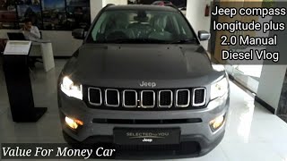 Jeep compass longitude plus 20 Manual Diesel Variant Vlog [upl. by Sparke]