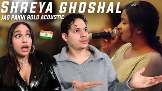 The reason for her success  Latinos react to IMPRESSIVE Shreya Ghoshal LIVE Vocals  Jao Pakhi Bolo [upl. by Laertnom427]