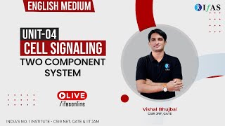 English CSIR NET  Cell Signaling  Two Component System [upl. by Kcinimod]