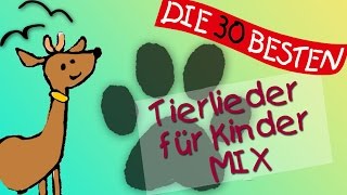 Tierlieder Mix für Kinder  Tierisch tolle Lieder zum Mitsingen [upl. by Drusie]