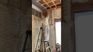 Spray foam construction futuristik teknologi interiordesign diy design renovation home [upl. by Struve]