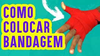 Como colocar bandagem adequadamente nas mãos como um lutador profissional [upl. by Celestyna]