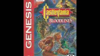 Castlevania Bloodlines Music  The sinking old sactuary [upl. by Maffa670]