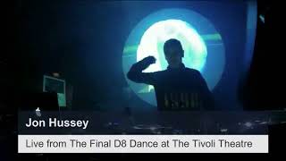 Jon Hussey live DJ set Tivoli Theatre Dublin closing night with District 8 [upl. by Arytal]