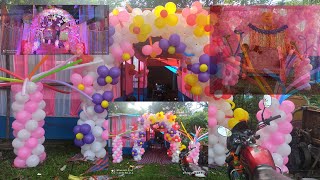 Balloon decoration ideas for birthday ll Balloon decoration ll wow Birthday Decoration l [upl. by Nylrehs793]