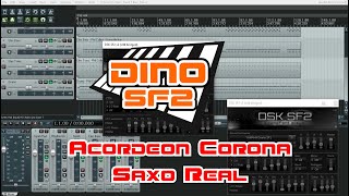 Acordeon Corona II amp Saxo Real  Los Tigres [upl. by Reve953]