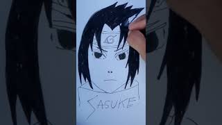 sasuke full collor shortvideo naruto art [upl. by Thomasina]