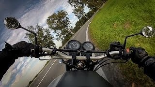 RAW onboard little Honda GOING HARD Honda CB500 [upl. by Ahsiele764]