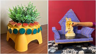 DIY Bottle Cap Planter amp Decorative Temple for Home [upl. by Pillihpnhoj818]