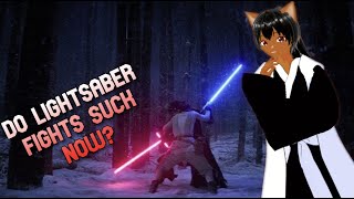 WHY DO LIGHTSABER FIGHTS SUCK NOW REACTION starwars lightsaber [upl. by Aled205]