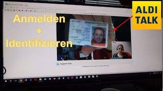 ☎️ Aldi Talk Registrierung und Identifizieren PC Browser Webcam [upl. by Cann]