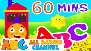 All Babies Channel  ABC Train Song  Nursery Rhymes For Children [upl. by Nelle]