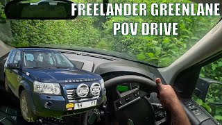 Land Rover Freelander 2 greenlaning off road POV drive in UK [upl. by Milan]