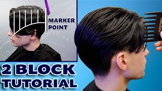 How To Cut a 2 Block Haircut  Step by Step Tutorial [upl. by Krute255]