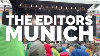 Editors  Munich live at This Is Tomorrow festival Newcastle upon Tyne 2552019 [upl. by Ambrose]