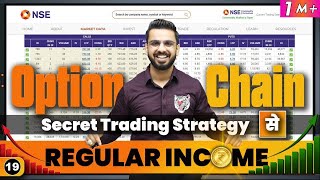 Option Chain Secret Trading Strategy  Regular Income from Stock Market [upl. by Ellinger326]