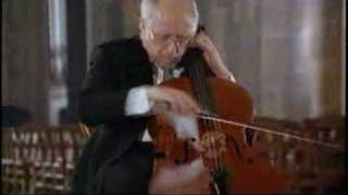 Rostropovich Plays Bach 4iii Courante [upl. by Etteneg]