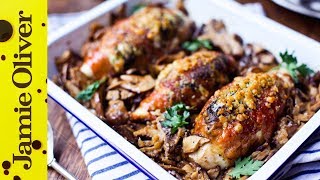 Prosciutto Chicken in Mushroom Sauce  Donal Skehan [upl. by Rusell829]