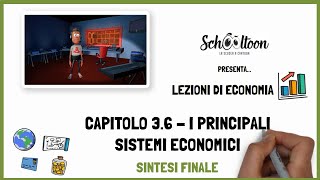 Economia  I principali sistemi economici  Sintesi finale  La Scuola a Cartoon [upl. by Nawoj]