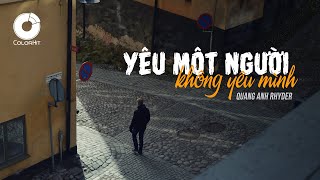 Yêu Một Người Không Yêu Mình  RHYDER Official Lyrics Video [upl. by Tavia524]