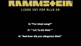 Rammstein radio Interview Oct 09 ENGLISH SUBTITLES p1 [upl. by Bogoch]