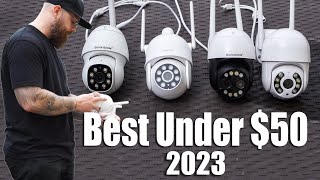 Best Cheap Outdoor WiFi Pan Tilt IP Security Camera 2023 Under 50 [upl. by Attelrahc]