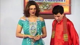 Best of Saima Khan and Tariq Teddy Stage Drama Full Comedy Clip [upl. by Asirem]