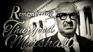 Moments In History Remembering Thurgood Marshall [upl. by Inajar217]