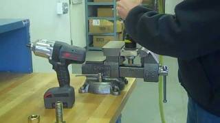 IR w7150 20v Lithium 12quot Cordless Impact Wrench Test [upl. by Ikey111]