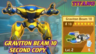 Graviton Beam 10 Upgrade To 6 Stars  Graviton Beam 10 Second Copy  Mech Arena [upl. by Noraf]