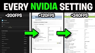 EVERY NVIDIA Setting to BOOST Fps In Fortnite  MAX FPS [upl. by Lucania]