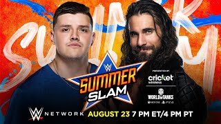 WWE SUMMERSLAM 2020  Dominik Mysterio vs Seth Rollins [upl. by Ahsinek]