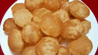 सूजी और गेंहू के आटे से बनाए गारंटी वाले क्रिस्पी पानी पूरी रेसिपी  golgappa  pani puri recipe [upl. by Derrej]