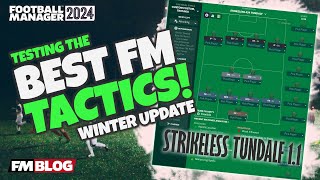 STRIKERLESS 424 TUNDALF  Testing the Best FM24 Tactics  Football Manager 2024 [upl. by Elleinad]