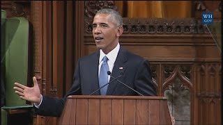 President Obama Addresses Parliament [upl. by Yllus]