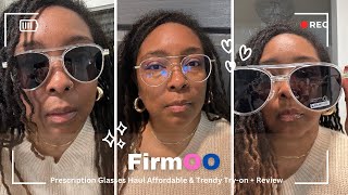 Prescription Glasses Haul Affordable amp Trendy Tryon  Review [upl. by Arahsat182]