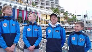 Monaco Optimist Team Race 2018  prestart [upl. by Anaile]