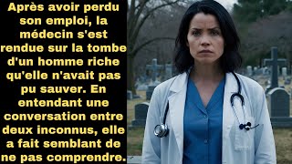 Après avoir perdu son emploi la médecin sest rendue sur la tombe dun homme riche quelle navait [upl. by Jaf]