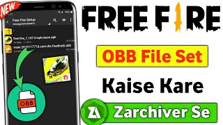 Free Fire Ki OBB File Kaise Set Kare Zarchiver  How To Set OBB File Of Free Fire  FF OBB Set [upl. by Lani]