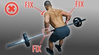 How To PROPERLY Barbell Row For A Bigger Back Stop Making These Mistakes [upl. by Yumuk]