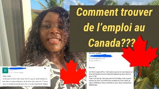 je vous délivre quelques sites utilisés par mes abonnés pour trouver de l’emploi au Canada [upl. by Sarine]