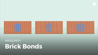 Brick Bonds  Masonry [upl. by Yorgen]