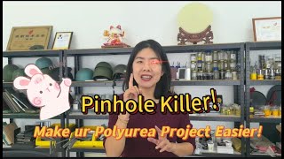 thequotPinhole killerquot solvent free hot spray putty makes spray polyurea project much easier [upl. by Braca890]